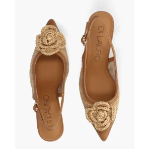 Di Lauro Deriva Bruin Dames Slingbacks