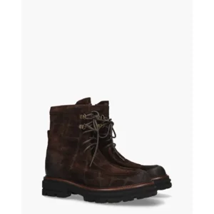 Mat:20 7357 Donkerbruin Dames Veterboots