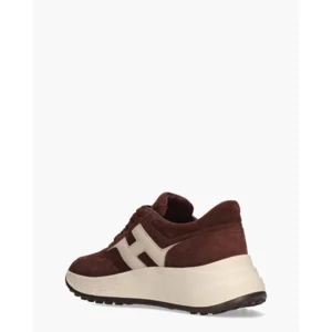 Hogan Runner H Patch Bordeaux/Beige Damessneakers
