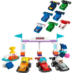 LEGO® 10445 DUPLO® F1® team racewagens en coureurs