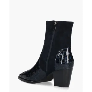 Di Lauro Sybylle Donkerblauw Dames Enkelboots