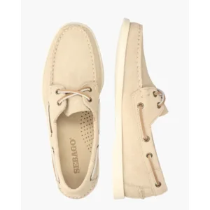 Sebago Docksides Portland Flesh Out Beige Herenloafers