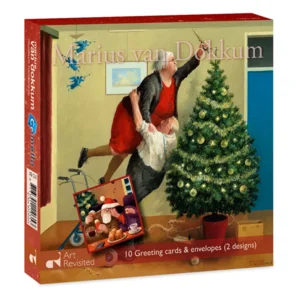 Kaarten - Kerst - Marius van Dokkum - Kerst engeltjes & kerstknuffel - 10st.