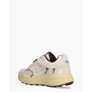 Mercer Amsterdam The Re-Run Max Beige/Aubergine Damessneakers