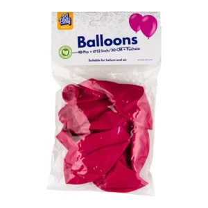 Ballonnen - Fuchsia / hardroze - 30cm - 10st.