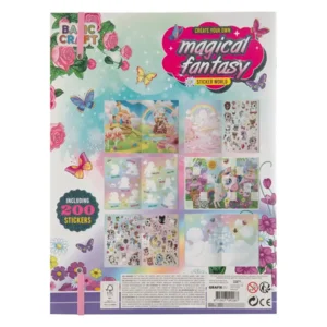 Grafix Stickerboek Magical Fantasy met 200 Stickers