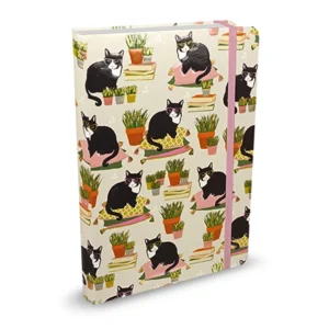 Notitieboek - Compact journal - Smarty cats - 13x18cm