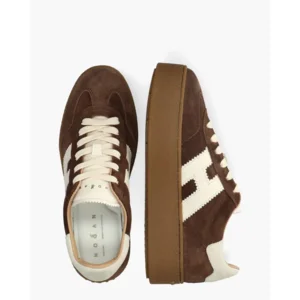 Hogan Cool Plateau Bruin/Wit Damessneakers