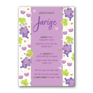 Kaart - Jarige - Lifetime of love - 01-LV.GBE.0005
