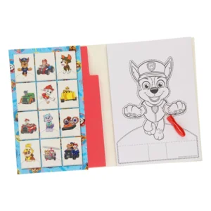 Prikblok - Paw Patrol - Blauw - Met priklap & prikpen - 1st.
