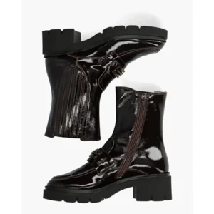 DLSport 7218 Donkerbruin Dames Enkelboots