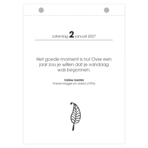 Scheurkalender - Happinez - 2027 - 13x18cm