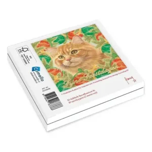 Kaarten - Kerst - Franciens katten - Onder de boom & Kerstballen - 10st.