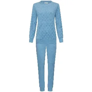 Pastunette Pyjama Dames: Blauw, badstof  ( 100019 )
