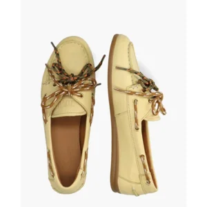 Toral Kimana Lichtgeel Dames Veterschoenen