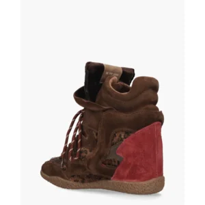 MRP By Maripé Cortina V.2 Bruin/Bordeaux Damessneakers