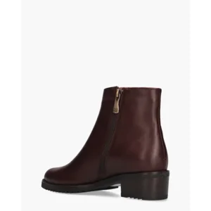 Everybody Belport Bordeaux Dames Enkellaarsjes