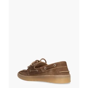 Posa Boat Loafer Bruin Heren Veterschoenen