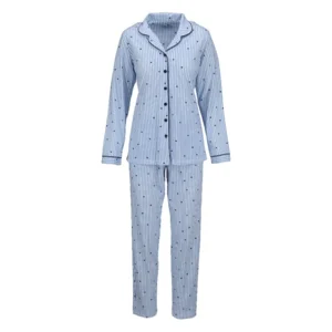 Ringella – Blue Hearts  – Pyjama – 6511214 – Air Blue