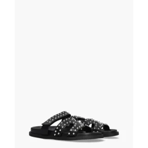 Lisa & Jo Zafi Zwart Dames Slippers