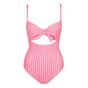 Marie Jo Swim Badpak: Mary Lynn, Rose Gingham, europese maten ( MJO.342 )