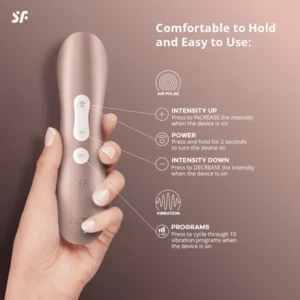 Satisfyer Pro 2+ Luchtdruk Vibrator + Vibratie