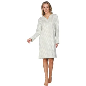 Pastunette slaapkleed dames: Groen, lengte 100cm ( PAS.191 )