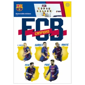 muurstickers FC Barcelona 11 spelers