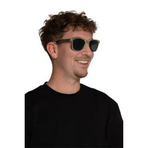 Bril - Zilver - Donkere glazen