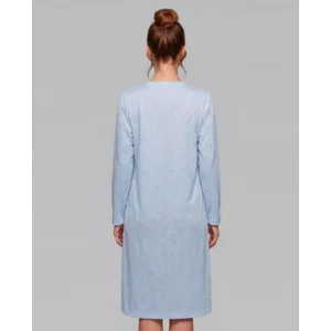 Egatex Nachthemd Dames: Blauw, 110cm, interlock ( EGA.558 )