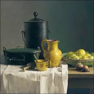 Kaartenmapje - 2 x 4 designs - Henk helmantel - Still life - 12x12cm