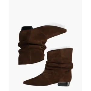 Gioia Luana-2 Donkerbruin Dames Enkelboots