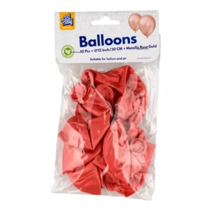 Ballonnen - Rosé goud - 30cm - 10st.