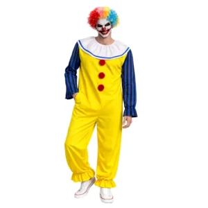 Kostuum - Scary Clown - Met pruik - L