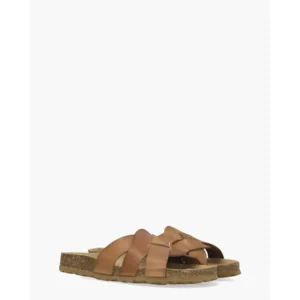 Cypres Tiki Cognac Damesslippers