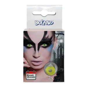 Weeklenzen Kraai – Gele Horrorlenzen voor Halloween & Cosplay