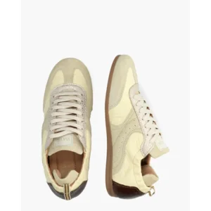 Via Vai June Haylee Lichtgeel/Beige Damessneakers