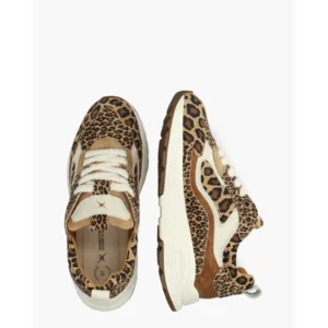 Xsensible Milau Bruin/Multi Damessneakers