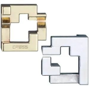 IQ-puzzel - Cross - Metaal - Niveau 3