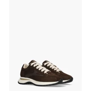 VIA VAI Usher Riggs Donkerbruin Damessneakers