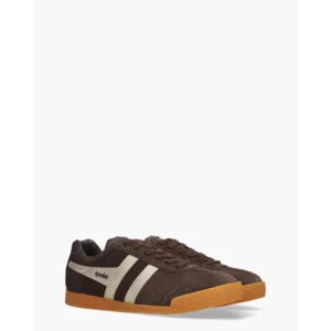 Gola Harrier Mirror Donkerbruin/Goud Damessneakers