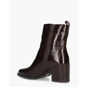 Gioia Agnes Donkerbruin Dames Enkelboots