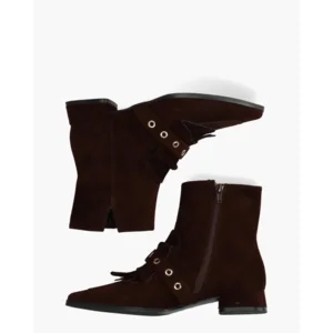 Di Lauro Damiana Donkerbruin Dames Enkelboots