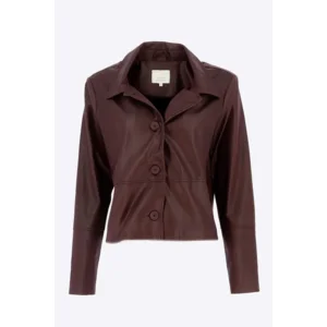 Signe Nature Vest: Suede, Bordeau ( Signe.1421 )