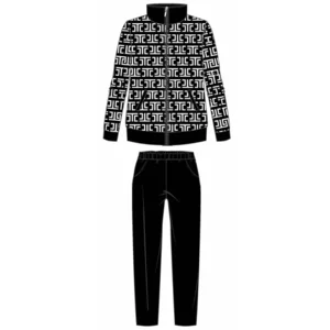 Ringella Homewear Dames: Zwart, met rits, Warm ( RIN.636 )