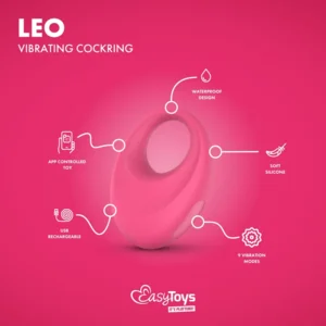 EasyToys Leo Vibrerende Cockring Met App