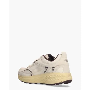 Mercer Amsterdam The Re-Run Beige/Aubergine Herensneakers