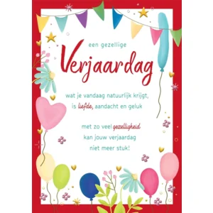 Kaart - Verjaardag - Lifetime of love - 01-LV.GBE.0004