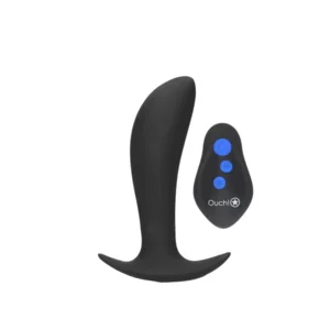 Ouch! E-stim Vibrerende Buttplug 12 cm