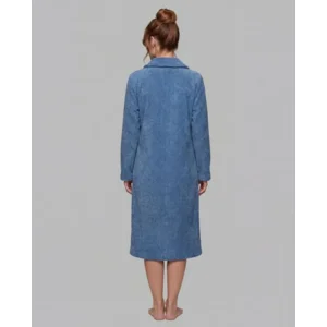 Egatex kamerjas Dames: Blauw, met knopen ( EGA.538 )